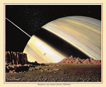 Saturne mimas